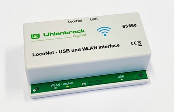 LocoNet USB WLAN Interface.