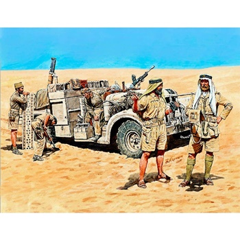LRDG North Africa WWII, Escala 1/35.