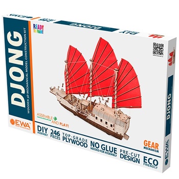 Barco DJONG, 246 piezas.