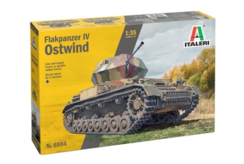 Flakpanzer Iv Ostwind. Kit de plástico escala 1/35.