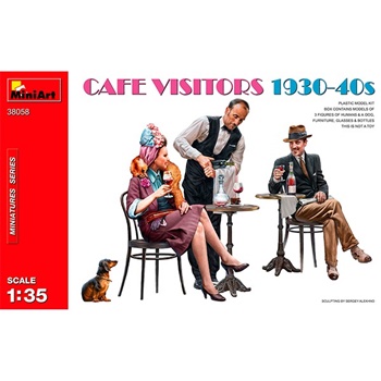 Café visitors 1930-1940., escala 1/35.