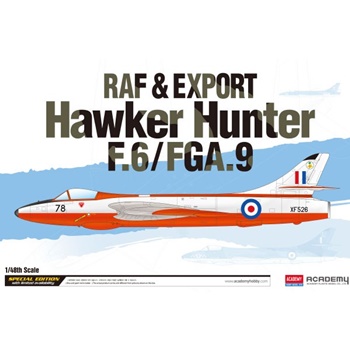 Hawkers Hunter F.6/FGA.9. Kit plástico escala 1/48.