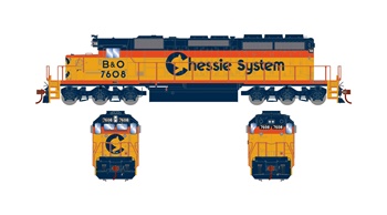 Locomotora SD 40-2 Chessie System #7608.