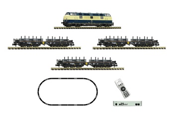 Set de iniciación z21 con locomotora diesel.