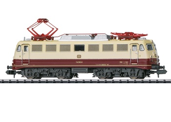 Locomotora eléctrica clase 114 502-8 de la DB, época IV.