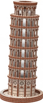 Torre de Pisa inclinada.
