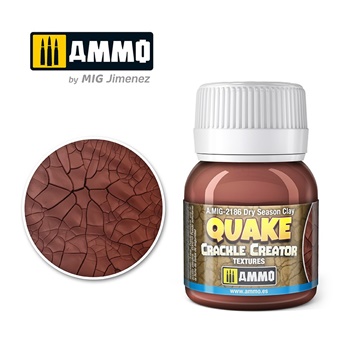 Quake crackle creator textures Dry Season Clay, 40ml.