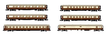 Set de seis coches RENFE Al-Andalus, época IV-V.