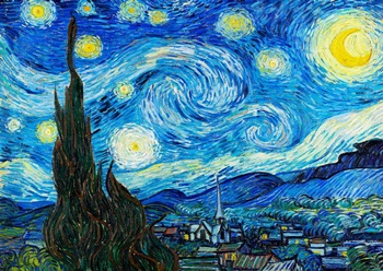 Noche estrellada, Vincent Van Gogh.