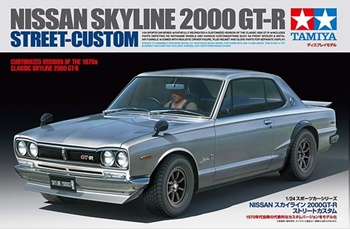 Nissan Skyline 2000 GT-R Street custom. Kit de plástico escala 1/24.