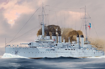 French navy pre-dreadnought Batlleship Danton.