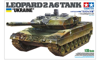 Leopard 2 A6 tank Ukraine. Kit de plástico escala 1/35.
