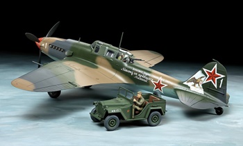 Il-2 Stourmovik & GAZ-67B. Kit escala 1/48.