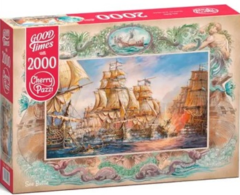 Batalla naval, 2000 piezas.