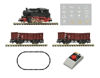 Set de Iniciación analógico: locomotora vapor+vagones+circuito de vías