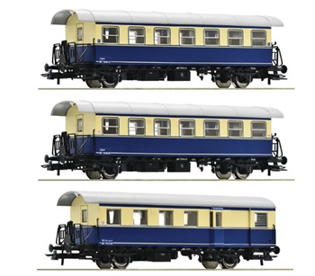 Set de tres coches de los Ferrocarriles Federales Austríacos