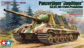 Panzerjager Jagdtiger Sd. Kfz. 186. Kit plástico escala 1/35.