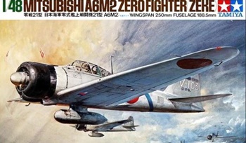 Mitsubishi A6M2 ZERO Fighter (ZEKE). Kit de plástico escala 1/48.