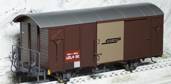 Vagón RhB 5574 marrón
