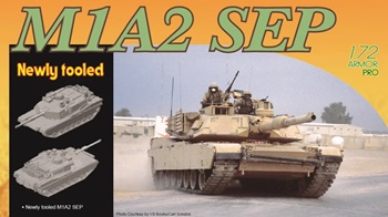 M1A2 SEP. Kit de plástico escala 1/72.