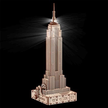 Empire State Builing, con luz.