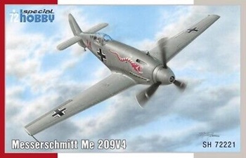 Messerschmitt Me209V4. Escala 1/72.