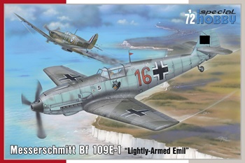 Messerschmitt Bf 109E-1. Kit plástico escala 1/72.