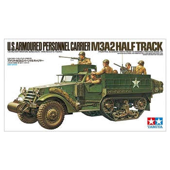 U.S. Armoured personnel carrier M3A2 Halftrack.