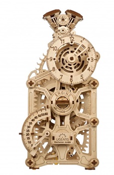 Engine clock. Kit de madera para montar.