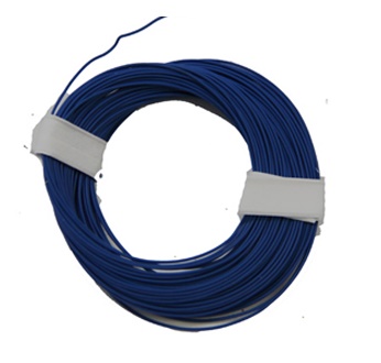 Cable para conexiones superfino color azul.