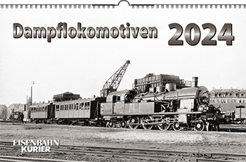 EK Dampflokomotiven calendario 2024.