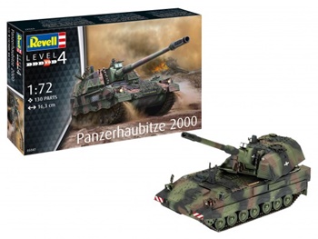 Panzerhaubitze 2000, kit plástico escala 1/72.