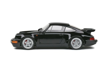 Porsche 964 Turbo 1990 color negro.