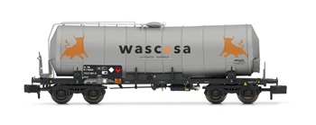 Vagón cisterna 4 ejes WASCOSA Fuerza Naranja, época VI.