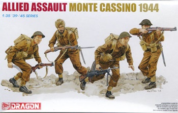 Allied assault Monte Cassino 1944, escala 1/35.