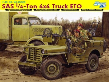 SAS 1/4 Ton 4x4 Truck ETO, escala 1/35.