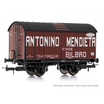 Vagón transporte de vino NORTE Antonio Mendieta Vinos Bilbao