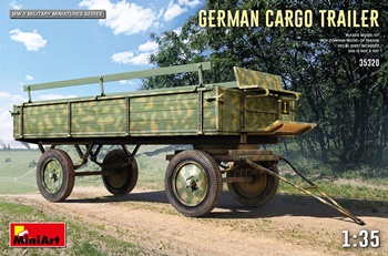 German cargo trailer, kit plástico escala 1/35.