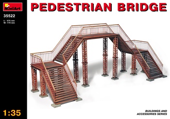 Puente para peatones, escala 1/35.