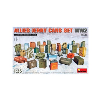 Allies jerry cans set WW2, escala 1/35.
