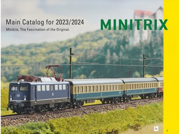 Catálogo Minitrix 2023-2024 en inglés.