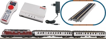 PIKO SmartControl WLAN Set con vía de balasto DB IV, tren de pasajeros