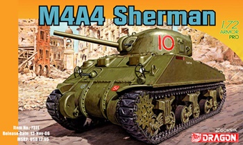 M4A4 Sherman, escala 1/72.