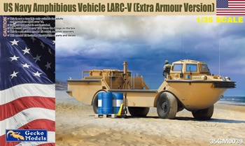 US Navy Amphibious vehicle LARC-V, escala 1/35.
