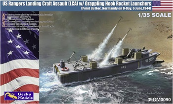 US Rangers Landing Craft Assault, escala 1/35.