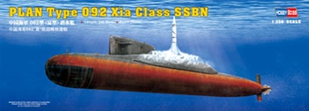 PLAN Type 092 Xia Class SSBN, escala 1/350.