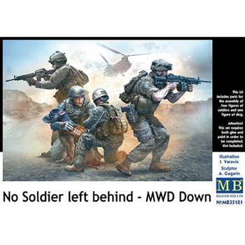 No soldier left behind MWD Down, escala 1/35.