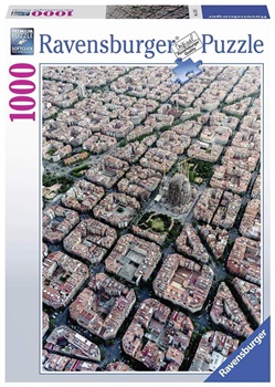 Vista aérea de Barcelona, 1000 piezas.