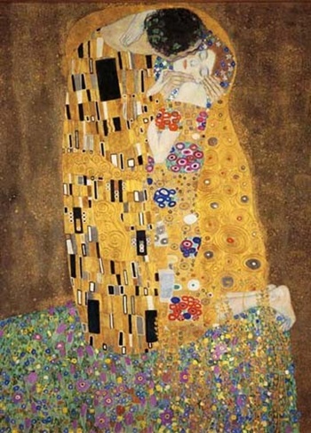 Gustav Klint: El Beso, 1000 piezas. Medida: 50x70cm.
