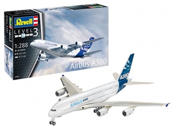Airbus A380. Kit de plástico escala 1/288.